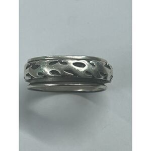 Vintage Sterling Silver Spinner Ring Sz